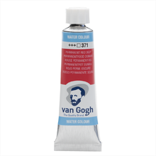 Краски акварельные "Van Gogh", 371 красный темный устойчивый, 10 мл, туба