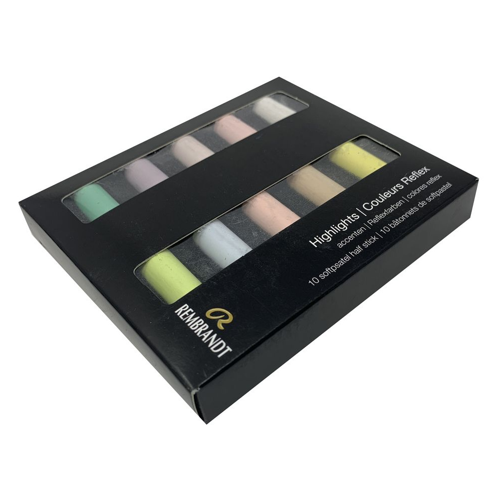 Набор мягкой пастели "Rembrandt Half Pastel", 10 цветов, светлые - 3