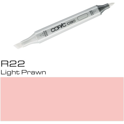 Маркер перманентный "Copic ciao", R-22 светлая креветка