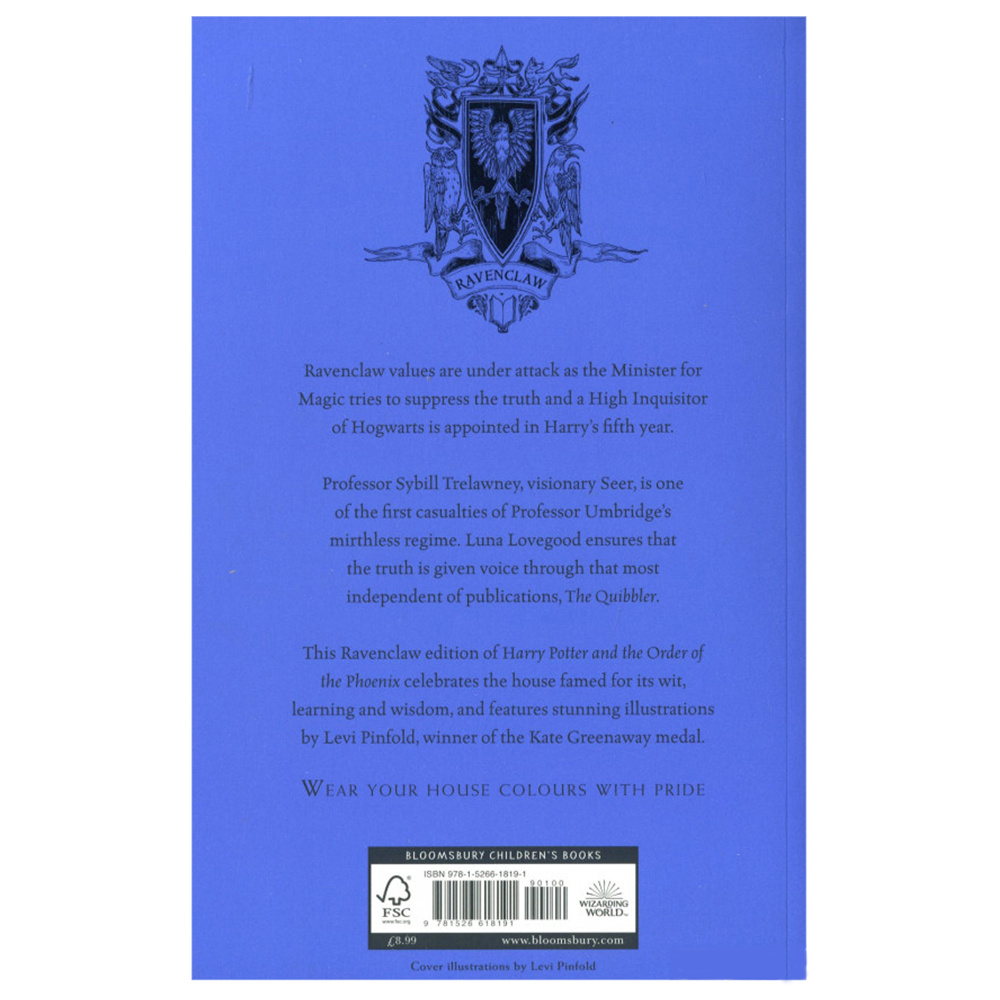 Книга на английском языке "Harry Potter and the Order of the Phoenix - Ravenclaw ed Pb", Rowling J.K.  - 2