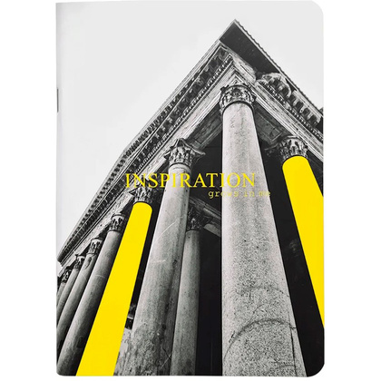 Тетрадь "Inspiration колонны", А5, 48 листов, клетка, разноцветный