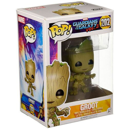 Фигурка Funko POP! Bobble Marvel Guardians Of The Galaxy 2 Groot 13230 - 3