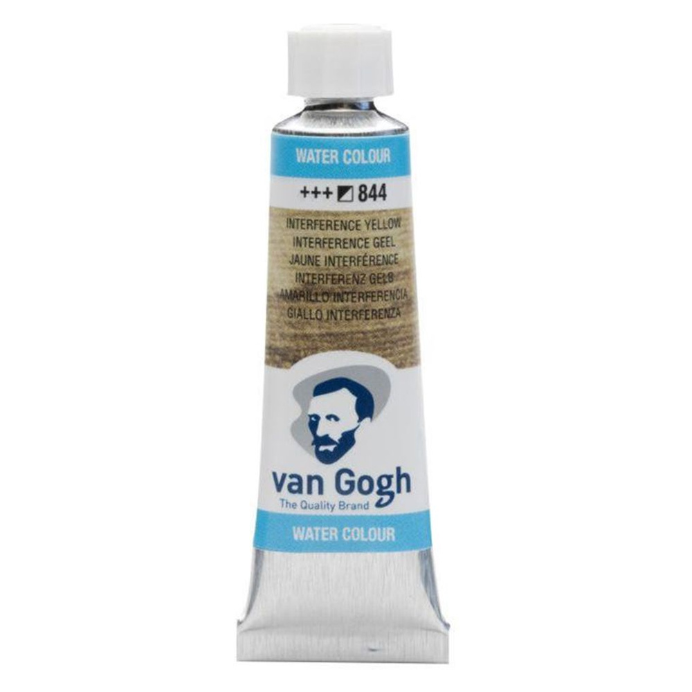 Краски акварельные "Van Gogh", 844 интерферентный желтый, 10 мл, туба