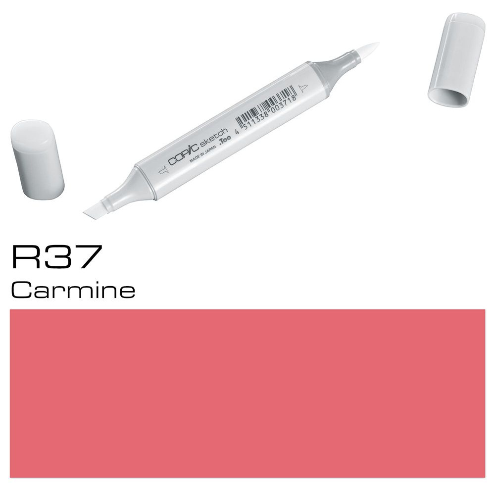 Маркер перманентный "Copic Sketch", R-37 кармин