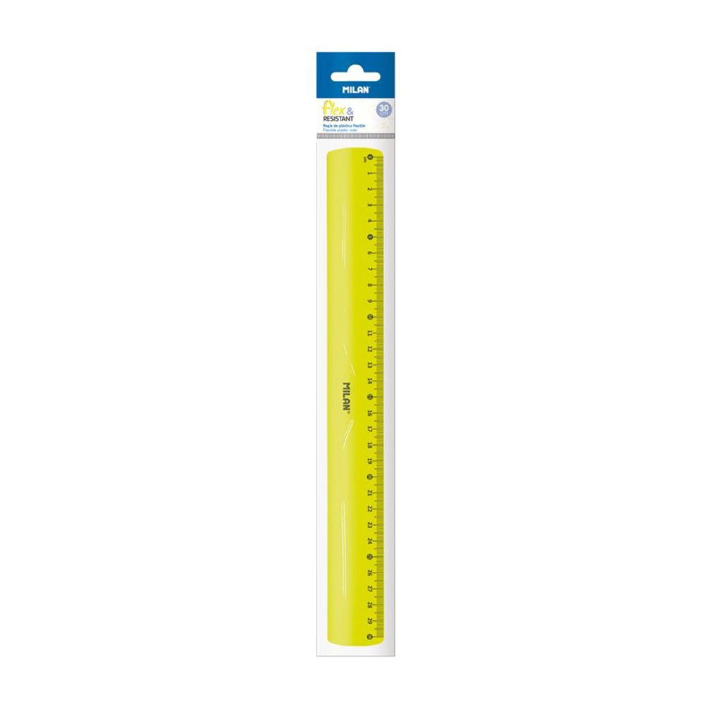 Линейка "Flex&Resistant", 30 см, желтый - 3